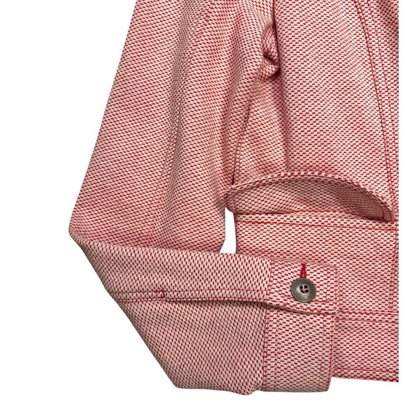 Cabi Amelia Pink Knit Blazer Styled Crop Jacket - Picture 8 of 9